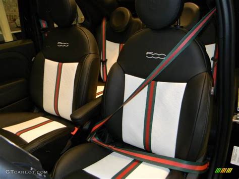 fiat 500 gucci seat belts|gucci 500c cabriolet.